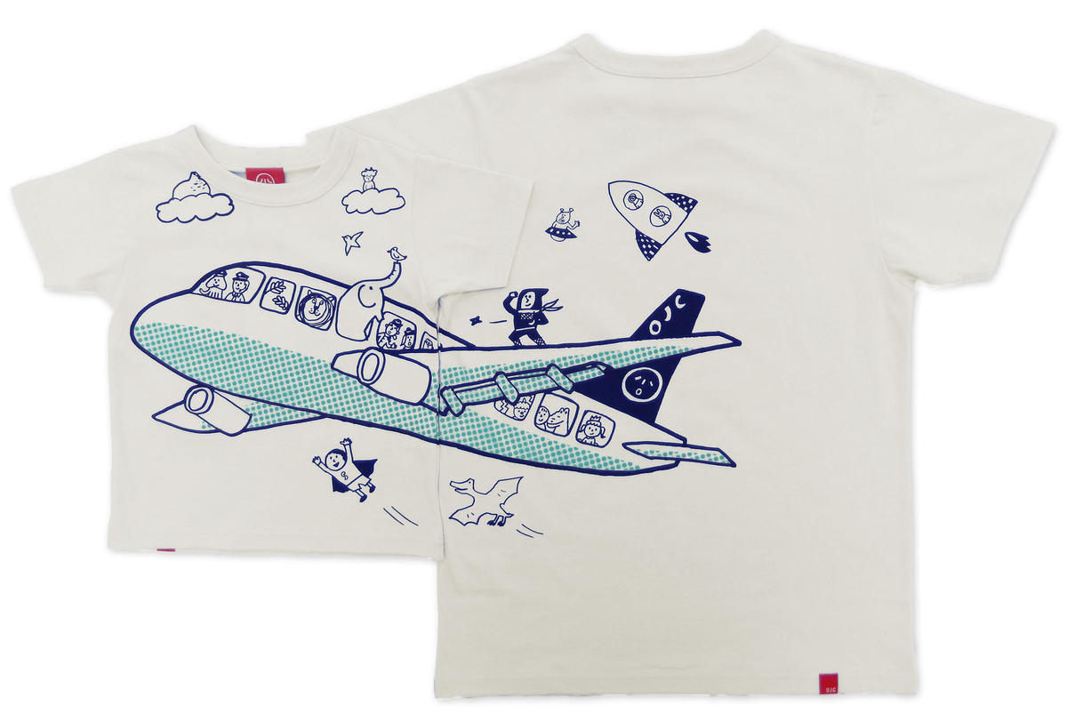 半袖Tシャツ「Let's Jet 2」（レッツジェット2）限定カラー/グレージュ