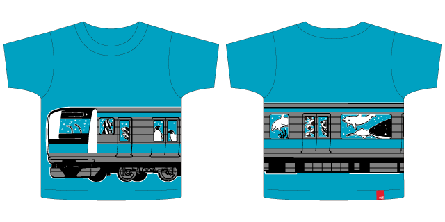 半袖Tシャツ「京浜東北線×OJICO」