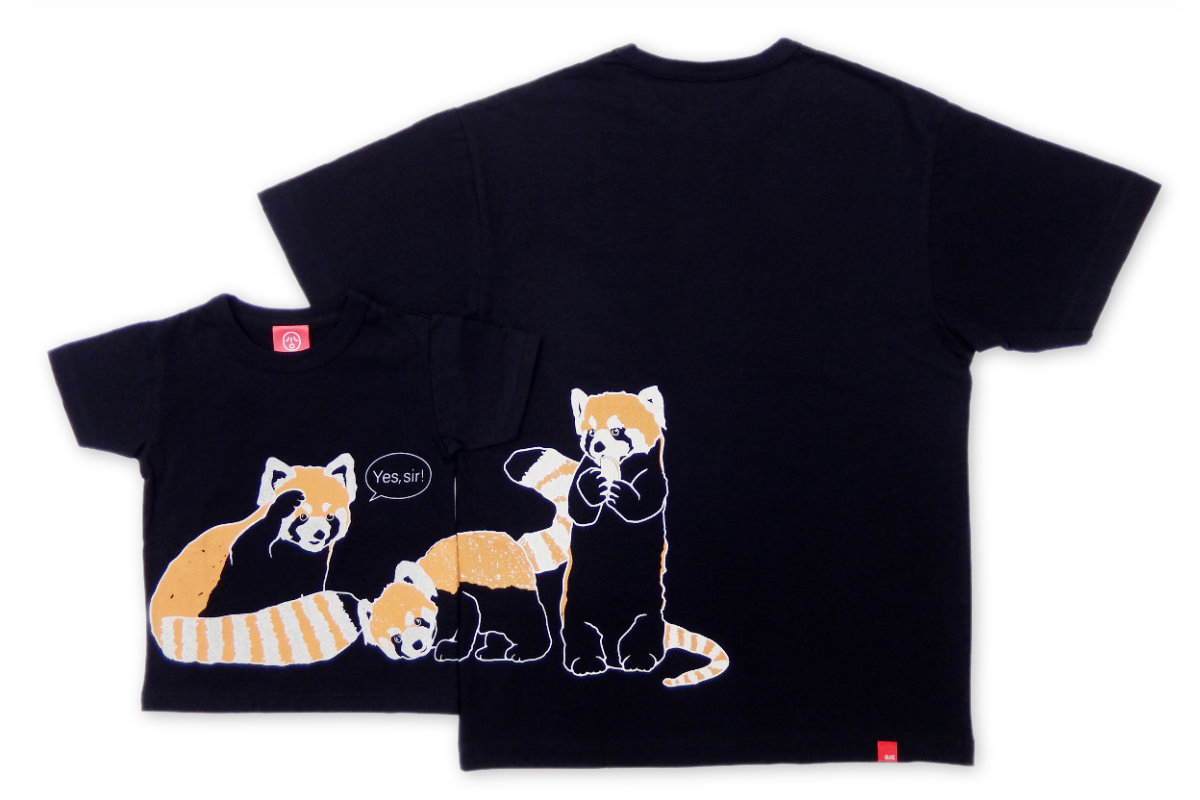 Tシャツ「LESSER PANDA」（レッサーパンダ）