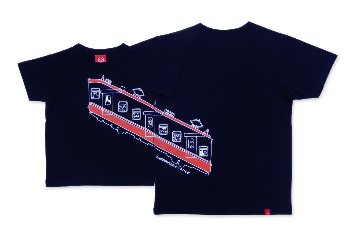 半袖Tシャツ 立山黒部アルペンルート×OJICO「ケーブルカー」