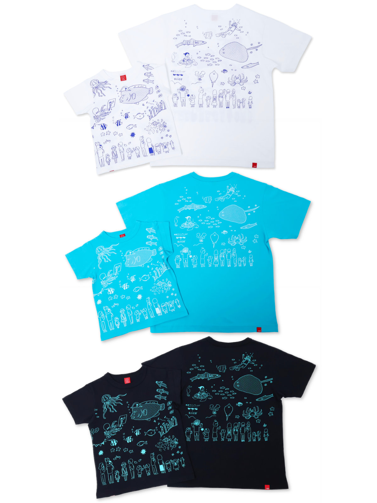 半袖Tシャツ 城崎マリンワールド×OJICO