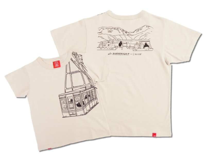 半袖Tシャツ 立山黒部アルペンルート×OJICO「立山ロープウェイ」