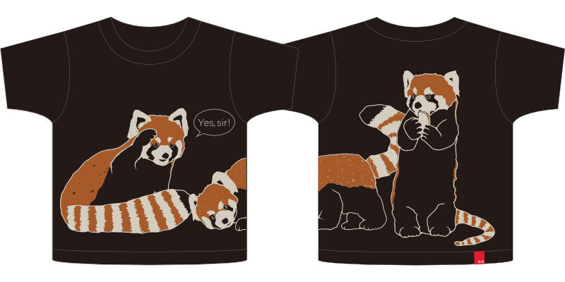 半袖Tシャツ・LESSER PANDA