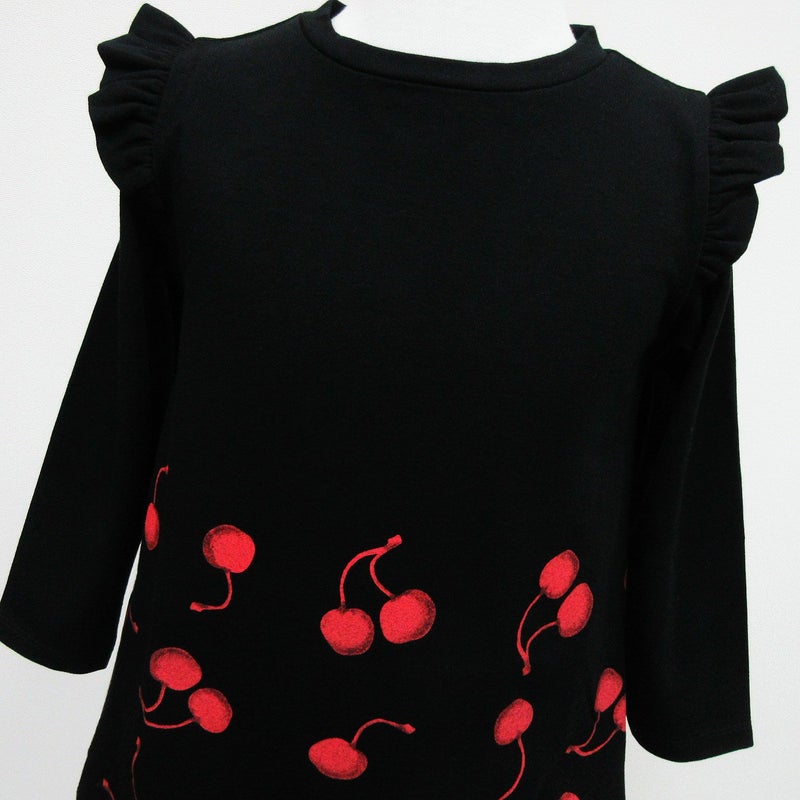 [返品・交換不可商品]長袖フリルワンピース「CHERRY」（チェリー）