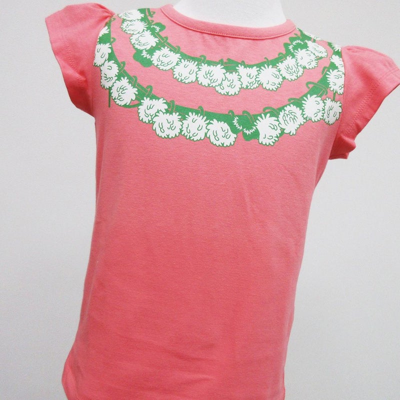 [返品・交換不可商品]半袖ストレッチカットソー「SHIROTSUMEKUSA」（シロツメクサ）