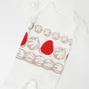 [返品・交換不可商品]ロンパース「DECORATION」（デコレーション）カラー/ホワイト