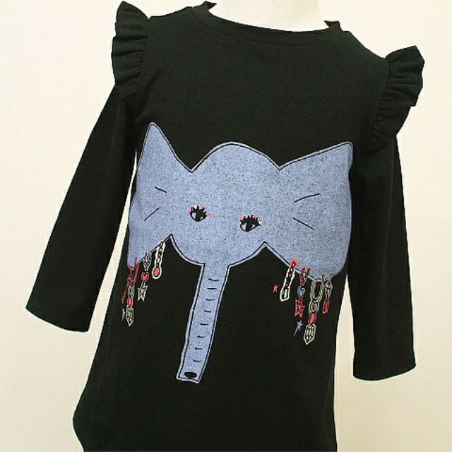 [返品・交換不可商品]フリルワンピース・TWINKLE（トゥインクル）2Aサイズ・カラー/ブラック