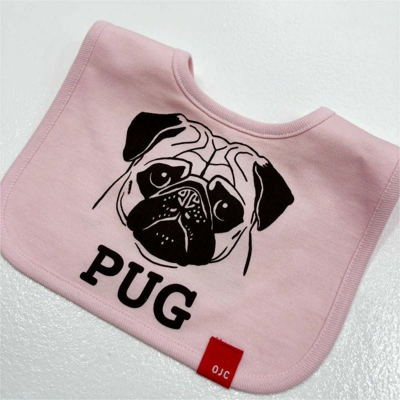 新品タグつき♡ロングシャツ♡パグシリーズ 返品・交換不可商品]七分袖Tシャツ（ミニ裏毛）「PUG」（パグ） | T