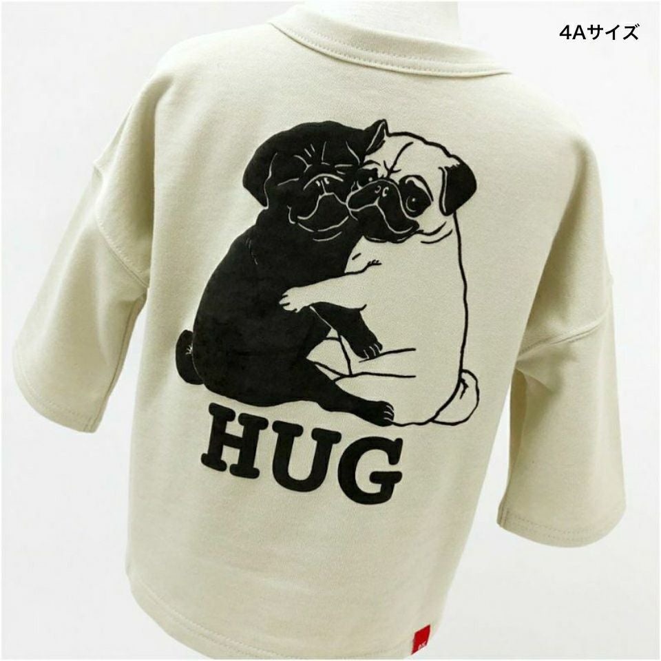ハグオーワー　ビックサイズTシャツ2枚 半袖Tシャツ「PUG2」（パグ2） | TシャツのOJICO