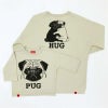[返品・交換不可商品]七分袖Tシャツ（ミニ裏毛）「PUG」（パグ）