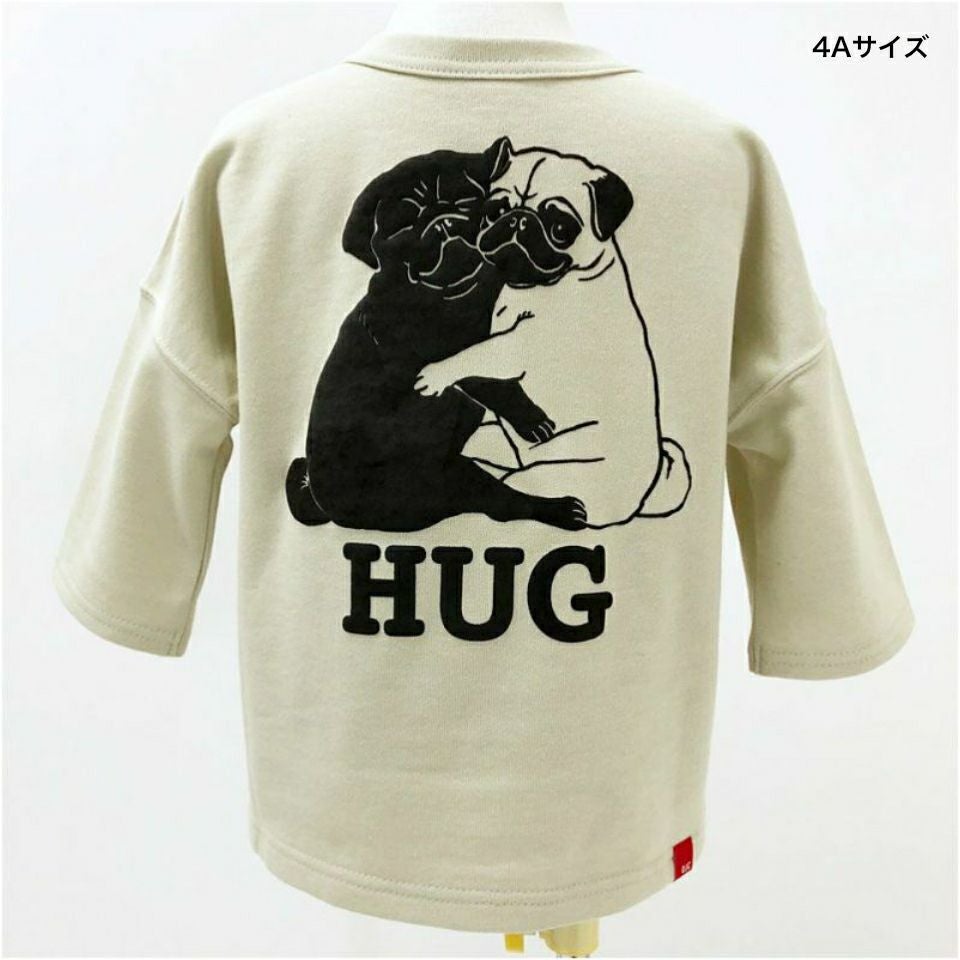 返品・交換不可商品]七分袖Tシャツ（ミニ裏毛）「PUG」（パグ） | T