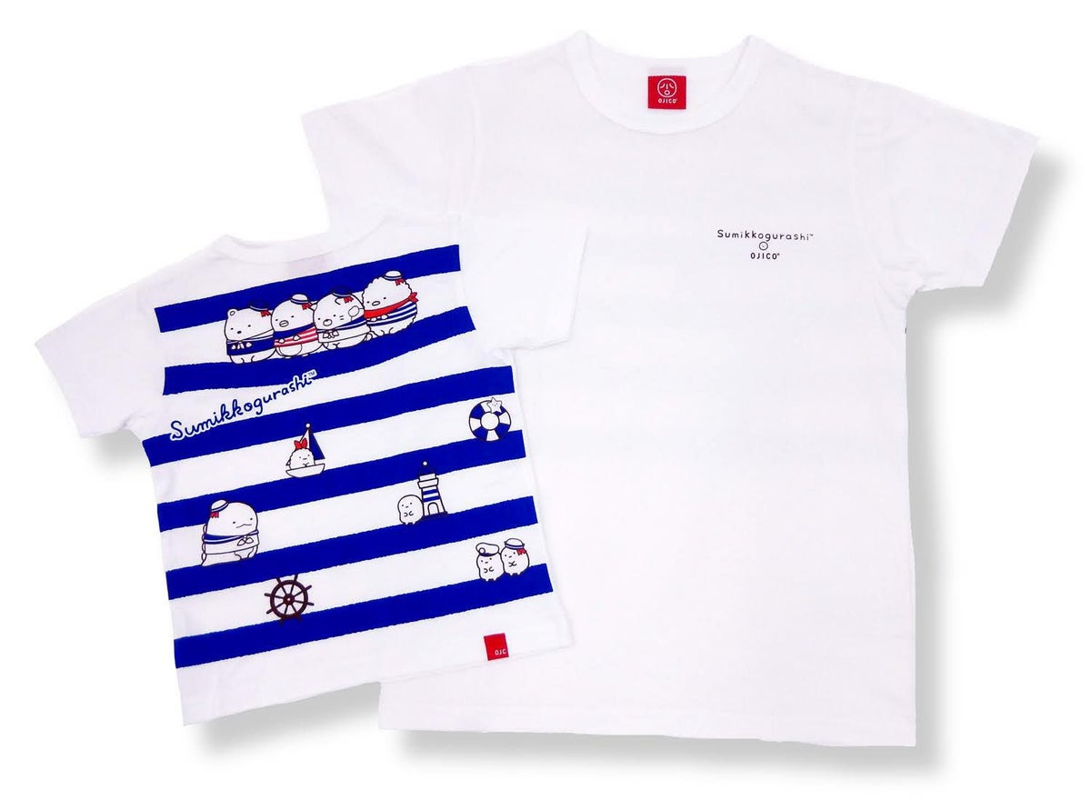 [返品・交換不可商品]半袖Tシャツ・すみっコぐらし×OJICO「ボーダー」