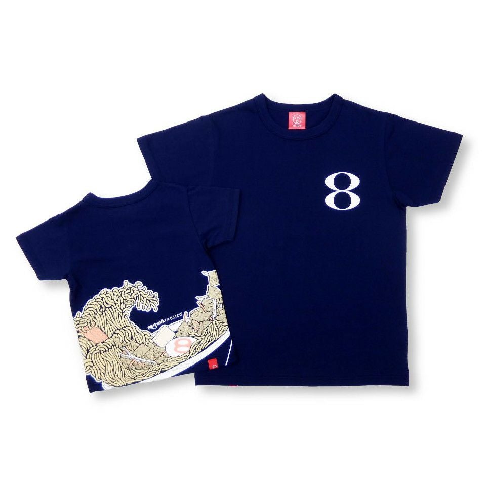 半袖Tシャツ 8番らーめん×OJICO「浪裏」 | TシャツのOJICO