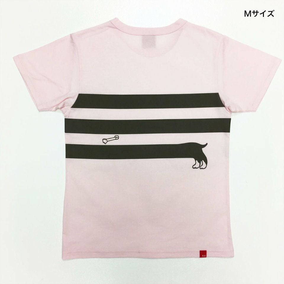 【販売終了】値下げしました　OJICO 半袖Tシャツ　3枚セット 返品・交換不可商品]半袖Tシャツ「BOR-DACHSHUND」（ボーダーックス