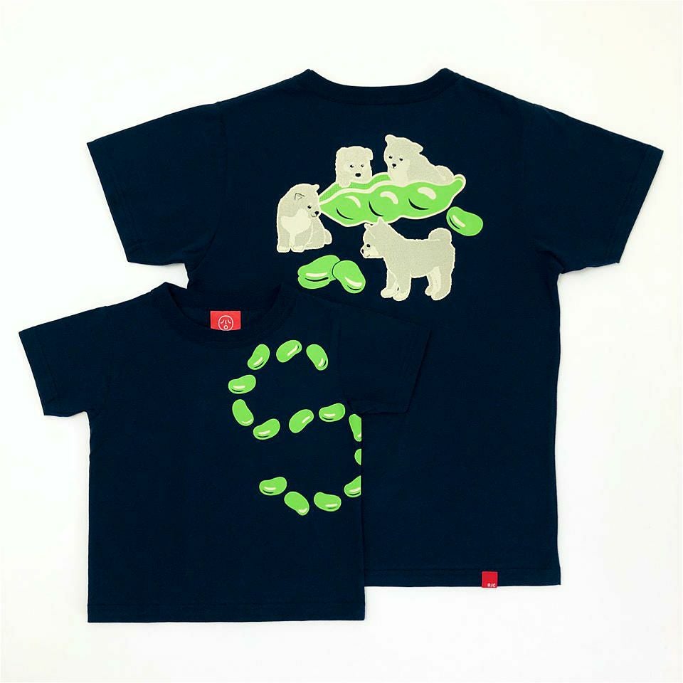 [返品・交換不可商品]半袖Tシャツ「MAMESHIBA」（豆柴）