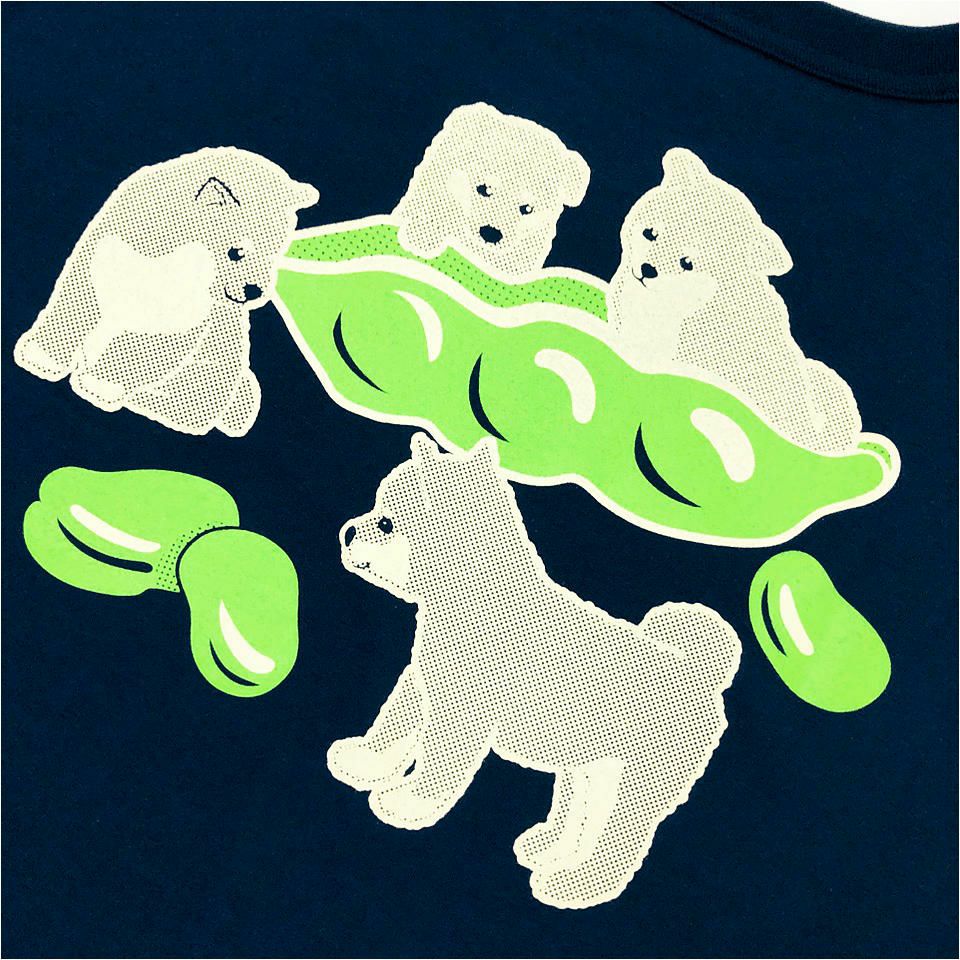 返品・交換不可商品]半袖Tシャツ「MAMESHIBA」（豆柴） | TシャツのOJICO