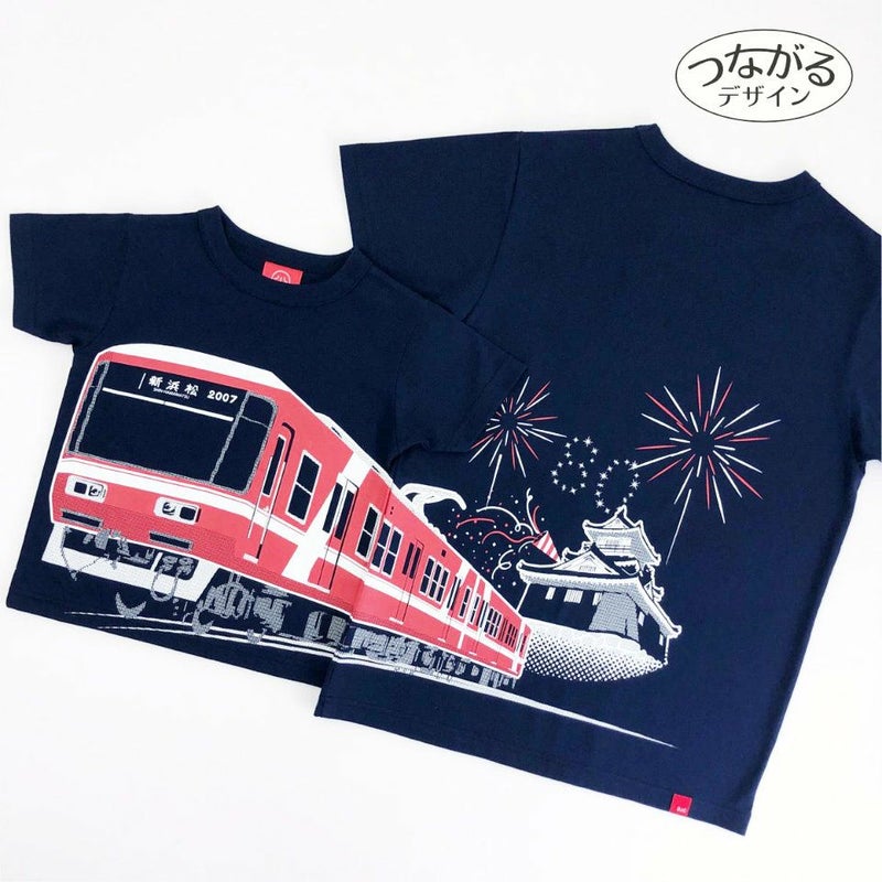 [返品・交換不可商品]半袖Tシャツ 遠州鉄道×OJICO「80周年」