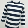 [返品・交換不可商品]ボーダーロングスリーブB ホワイト×ネイビー