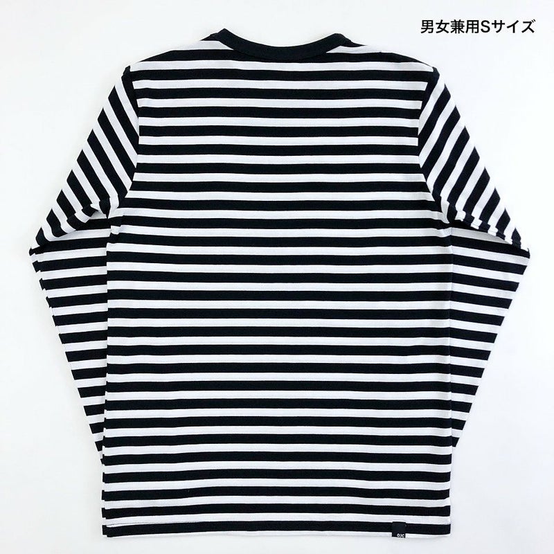 刺繍ボーダー長袖Tシャツ「OMUSUBI PANDA」（おむすびパンダ） | T 