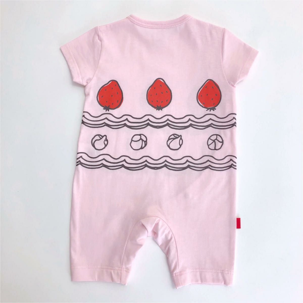 お茶会柄ロンパース18-24 前開きロンパース「DECORATION」（デコレーション） | TシャツのOJICO