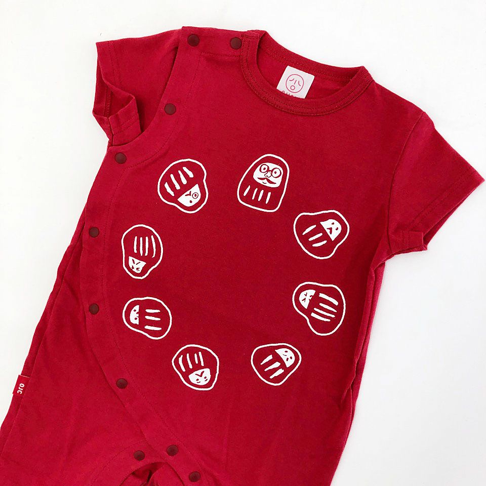 前開きロンパース「DARUMA」（ダルマ） | TシャツのOJICO