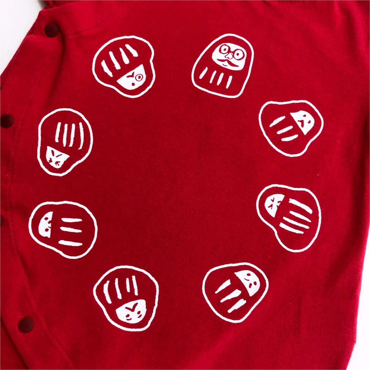 前開きロンパース「DARUMA」（ダルマ） | TシャツのOJICO