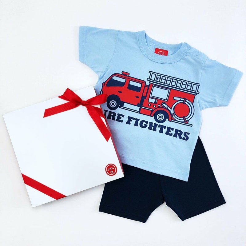 ベビーギフトセット・ファイヤーファイターズ2（アイスブルー）