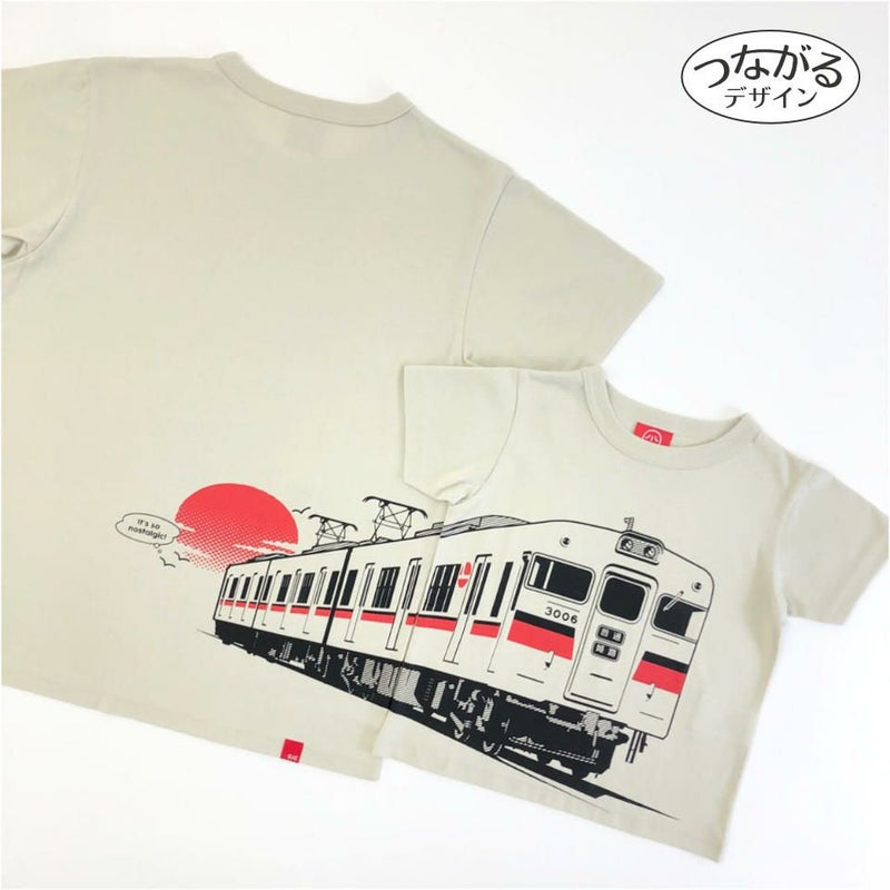 [返品・交換不可商品]半袖Tシャツ 山陽電車×OJICO「旧シンボルマーク」