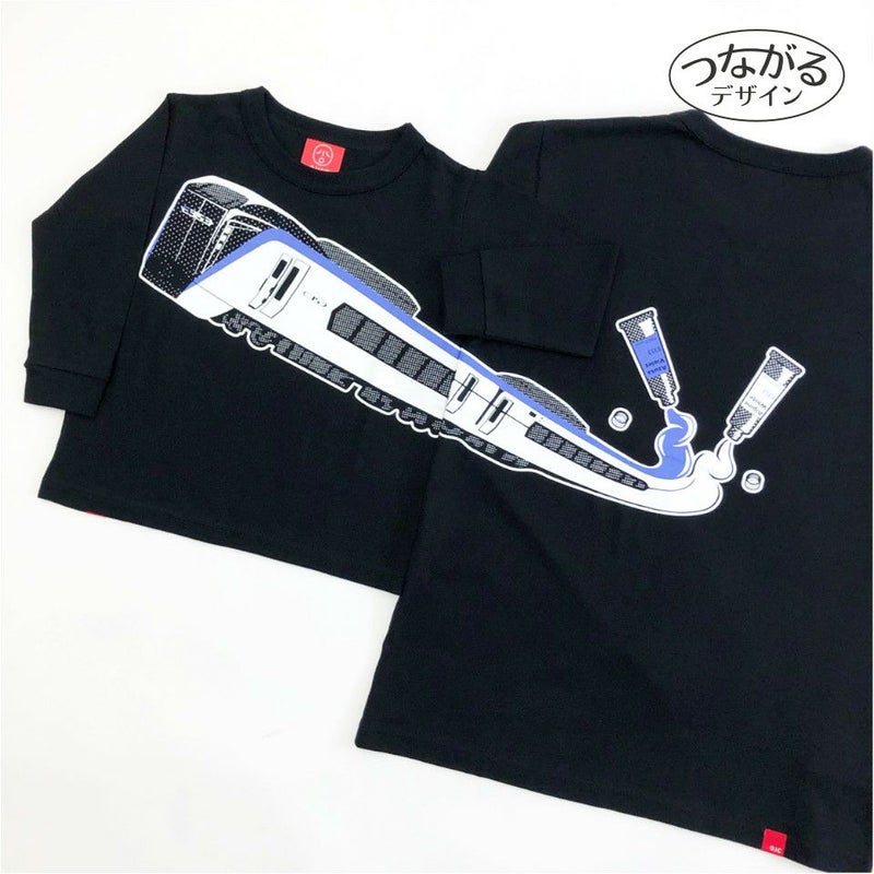 長袖Tシャツ（袖口リブ） ペイントあずさ