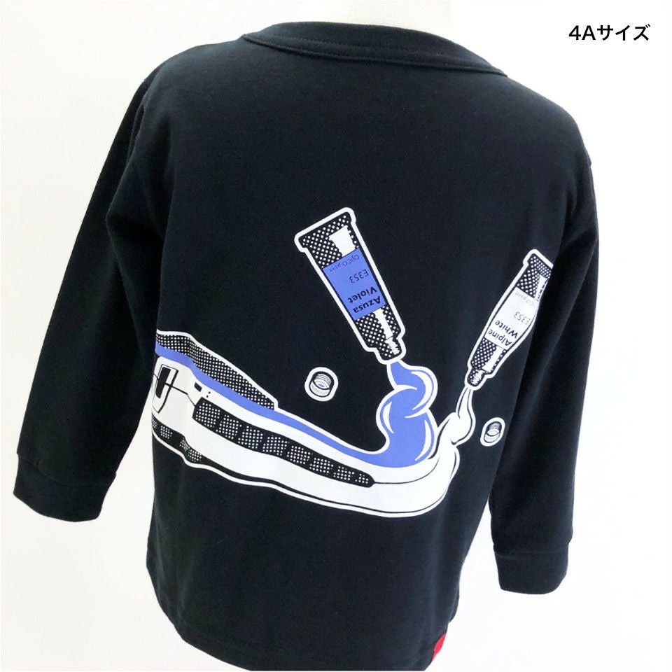 【新品】MIHOKO SAITO ミホコ サイトウ カットソー アイボリー サイズ:S | 25秋冬 ベロア タートル カットソー / Tシャツ 長袖 シアー | 日本製 | トップス【レディース】 セール】[ S M L XL ] 選べるタイプの細リブ長袖Tシャツ（Tシャツ