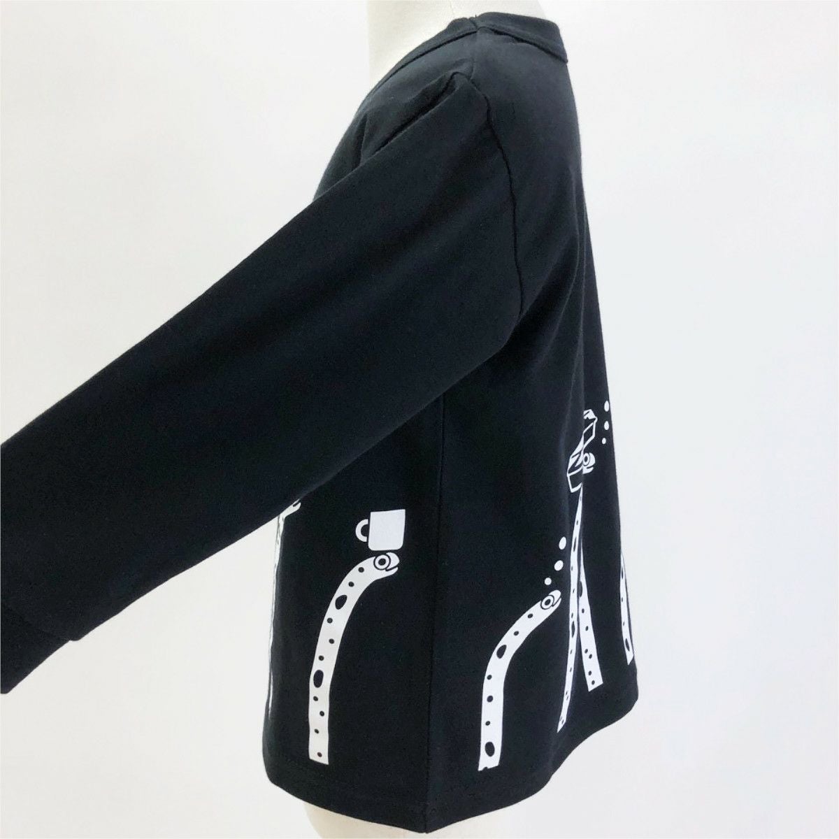 返品・交換不可商品]長袖Tシャツ（袖口リブ）「CHIN！ANAGO」（チン