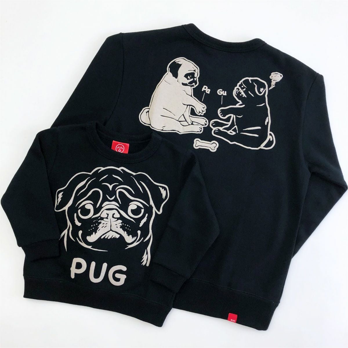 スウェット「PUG2」（パグ2）