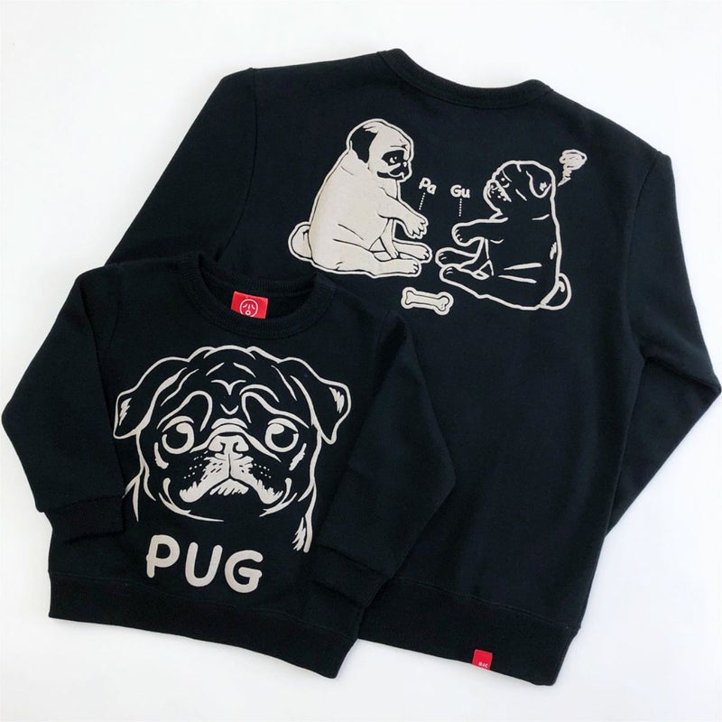 スウェット「PUG2」（パグ2）