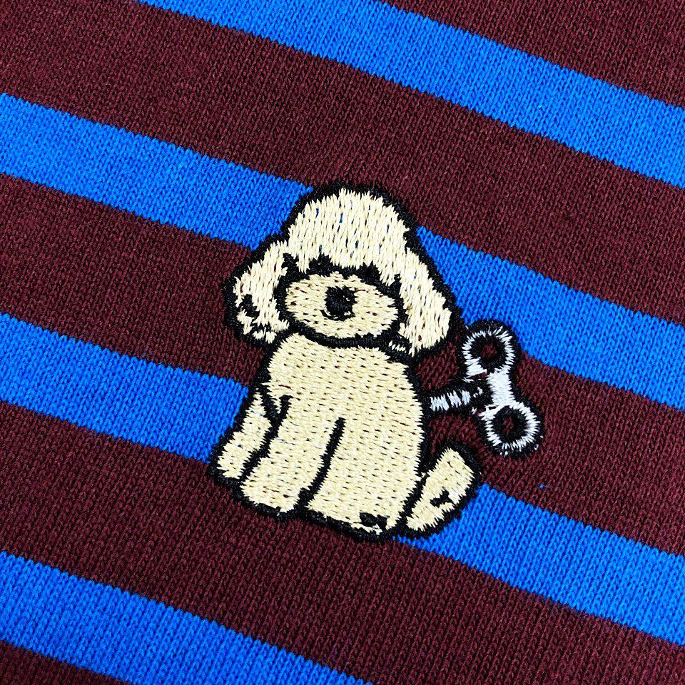 ボーダープルオーバー「TOY POODLE」（トイプードル） | TシャツのOJICO