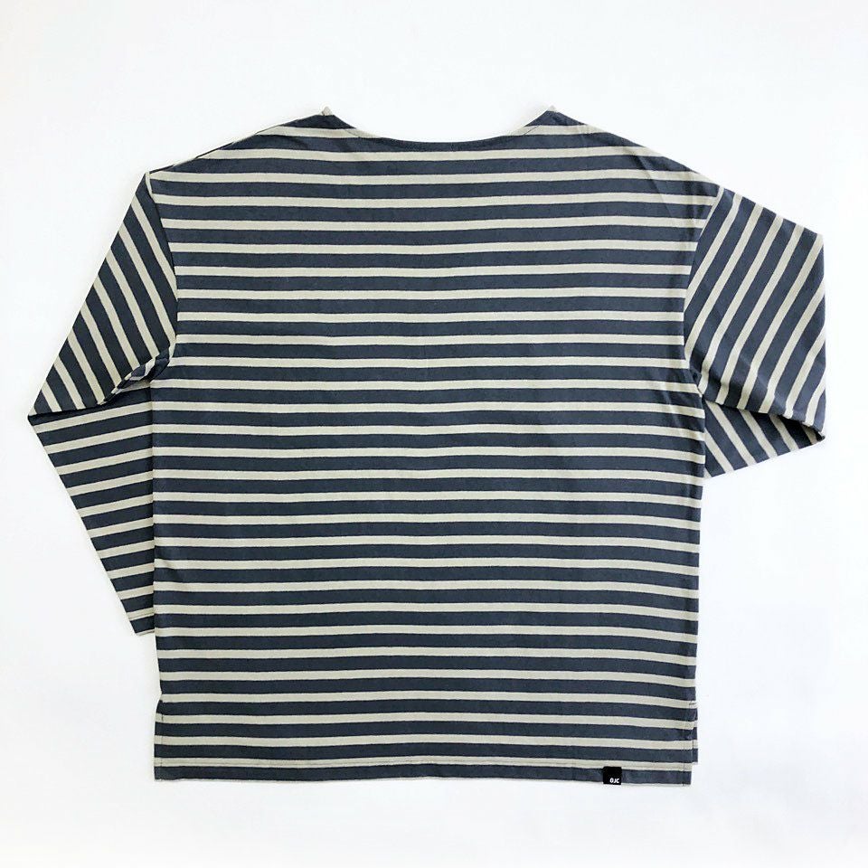 ボーダープルオーバー「MAMESHIBA」（豆柴） | TシャツのOJICO