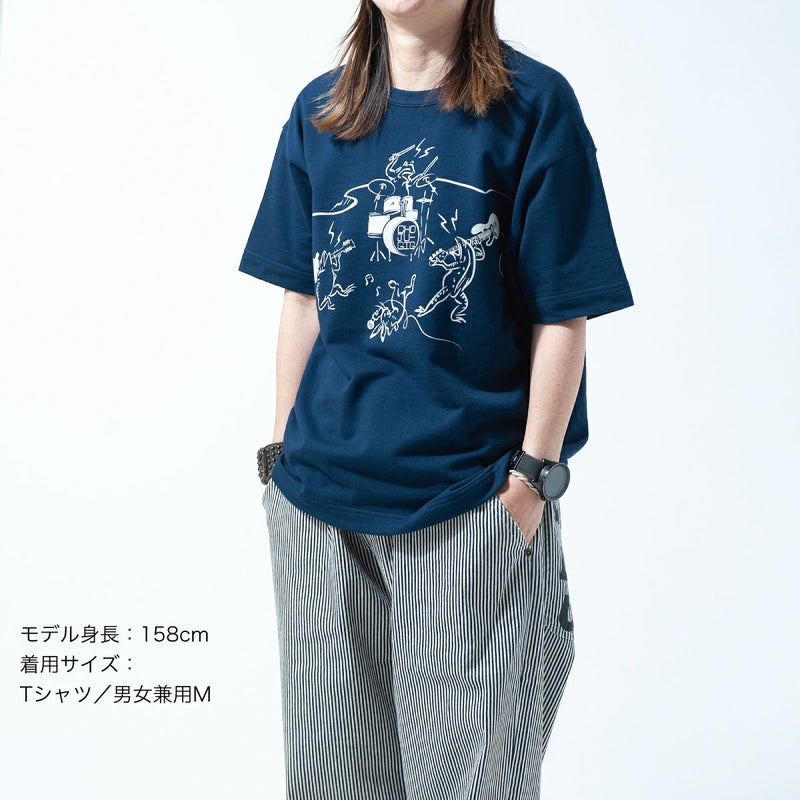 ワイドTシャツ（ミニ裏毛）「鳥獣GIG」（鳥獣ギグ）