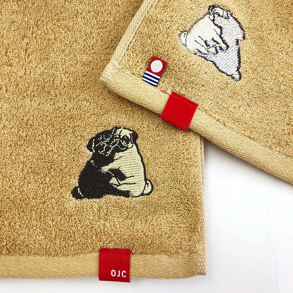 今治タオル／フェイスタオル「PUG」 | TシャツのOJICO
