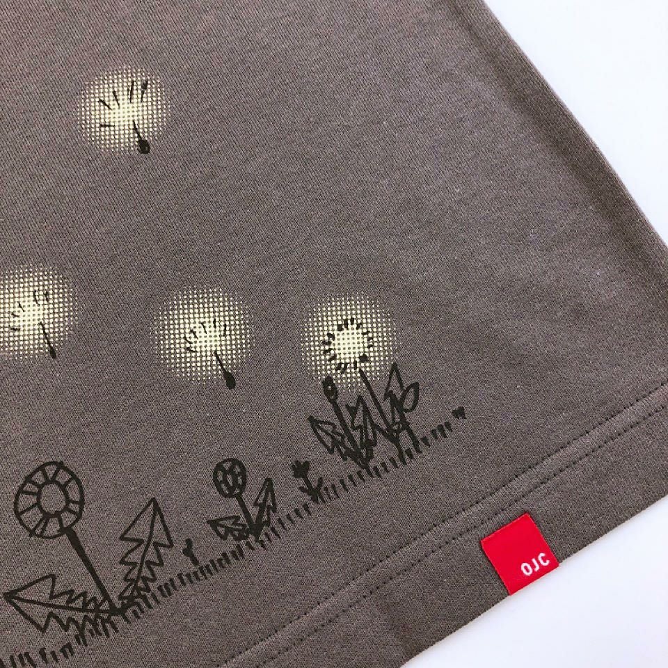ワイドTシャツ（ミニ裏毛）「HARINEZUMI」（ハリネズミ） | TシャツのOJICO