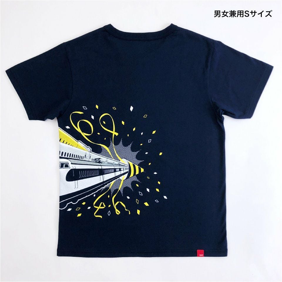 COYSEIO プリントTシャツ 半袖 ネイビー 新品 タグ付き 半袖Tシャツ「東海道新幹線60周年」 | TシャツのOJICO