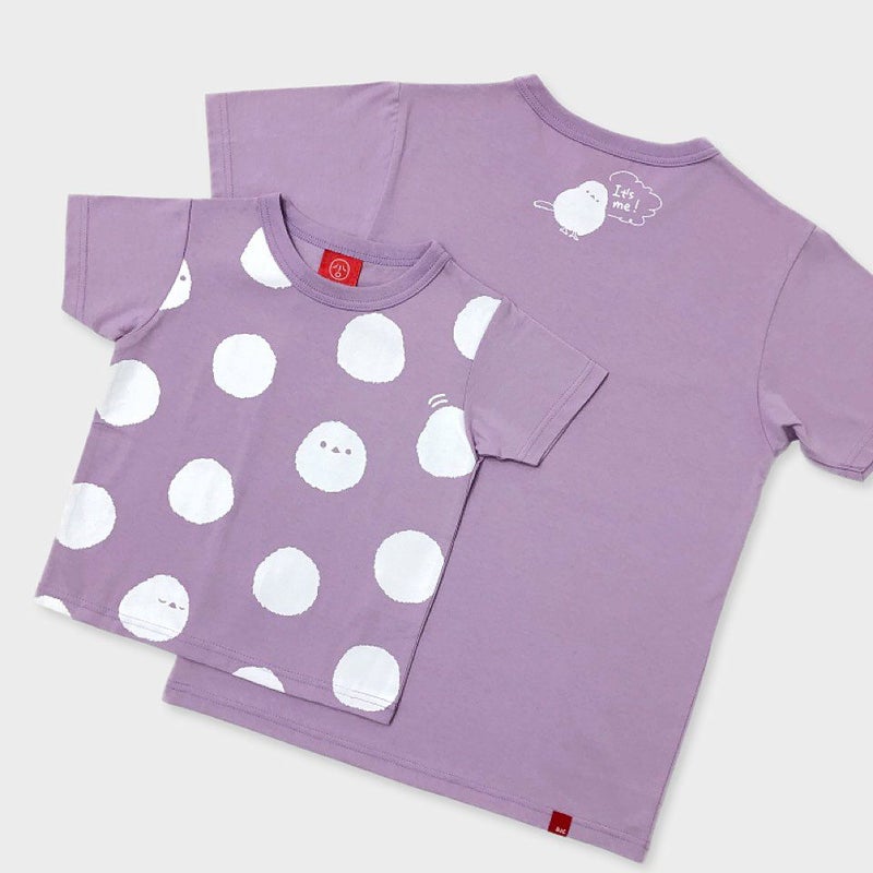 半袖Tシャツ「SHIMAENAGA DOTS」（シマエナガのみずたま）