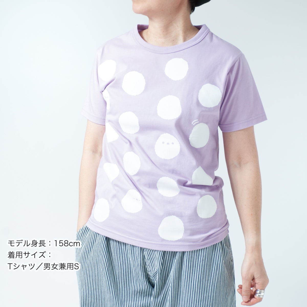 たま Tシャツ 3点セット 半袖Tシャツ「SHIMAENAGA DOTS」（シマエナガのみずたま） | Tシャツの