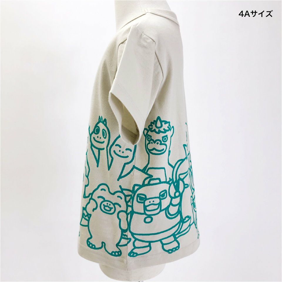 まちるんだっとごっどじらふTシャツ白新品未開封 Tシャツ（スケッチねこ・バニラホワイト）