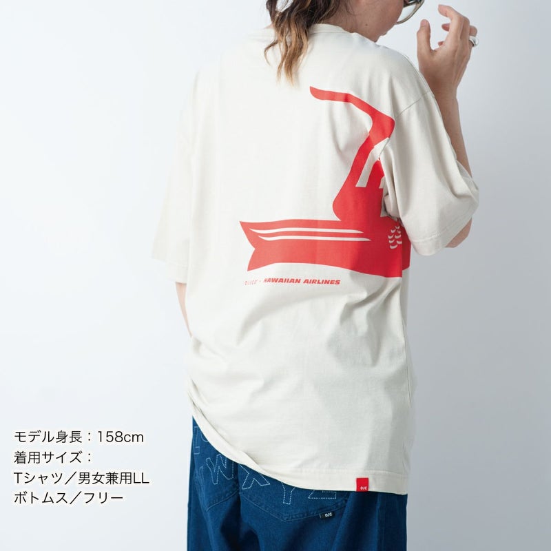 返品・交換不可商品]半袖Tシャツ ハワイアン航空×OJICO「LOGO」 | T 