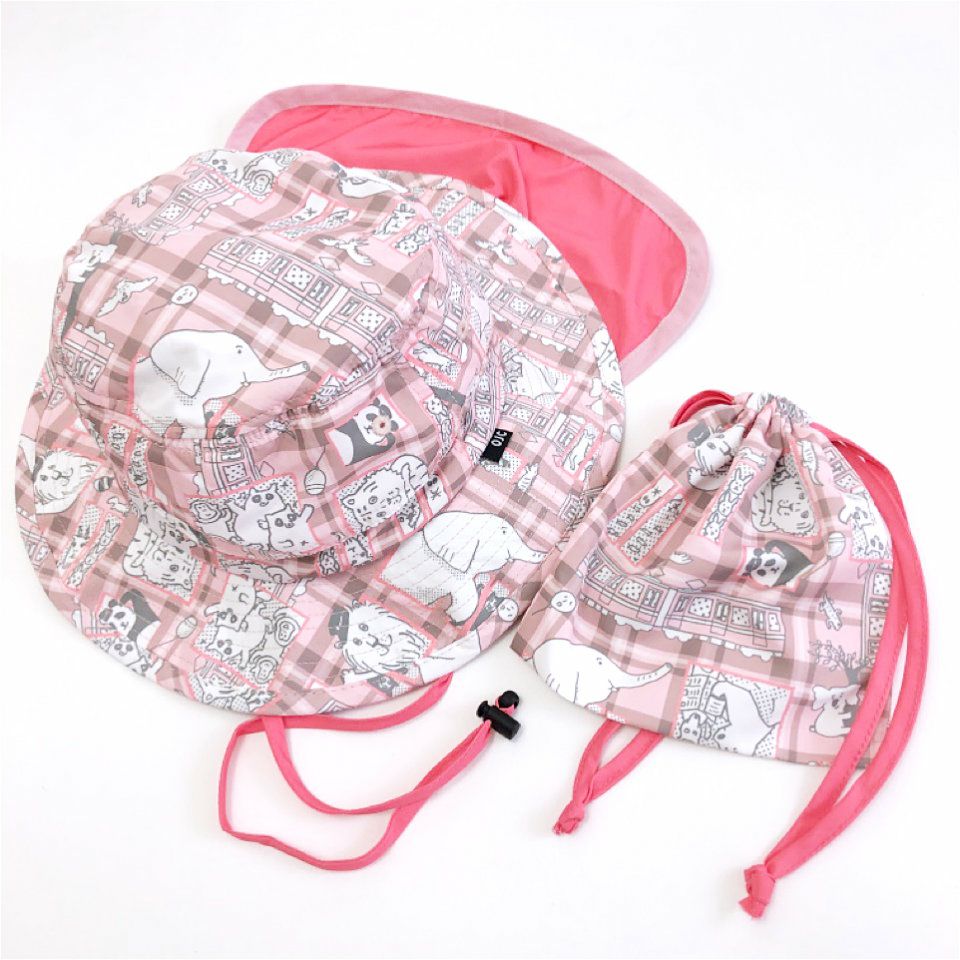 ポケッタブルUVハット「レッツズー」