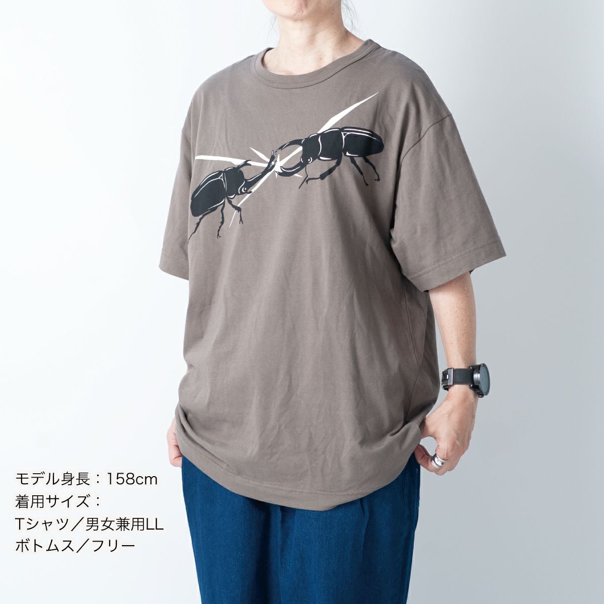 半袖Tシャツ「カブトvsクワガタ」