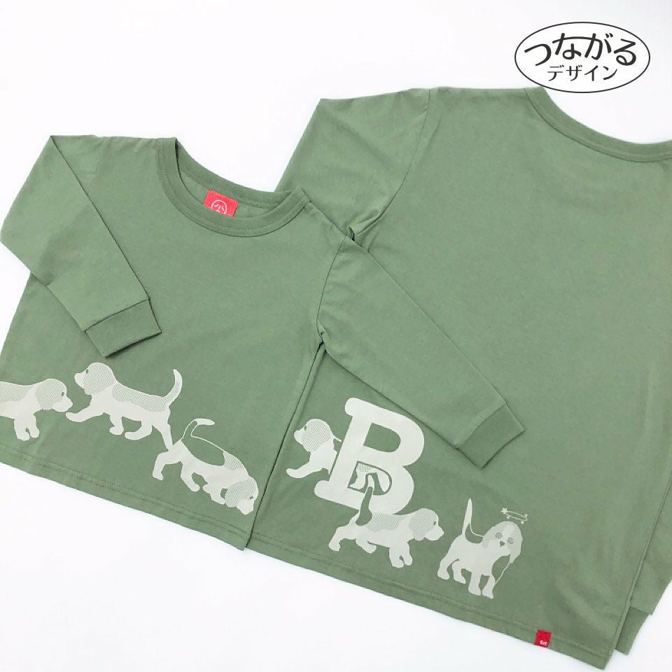 ビーグルグル品 返品・交換不可商品]長袖Tシャツ（袖口リブ）「BEAGLEGLE」（ビー