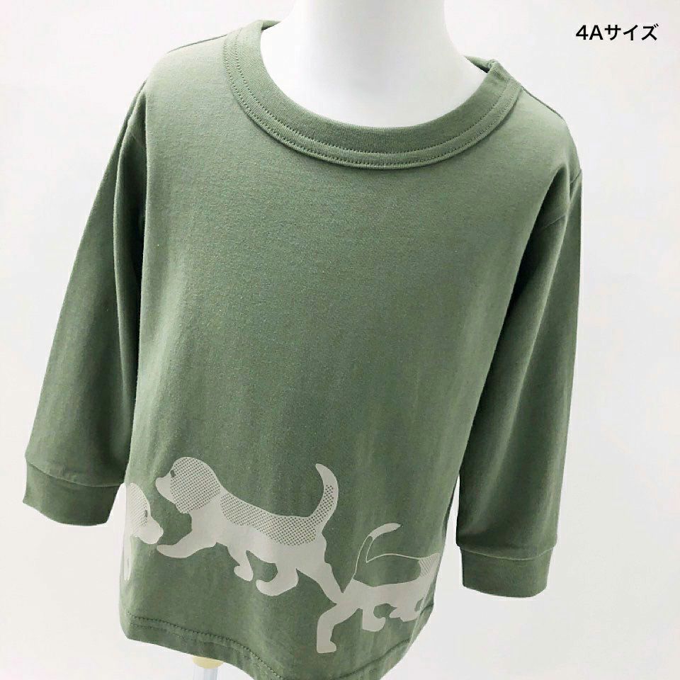 返品・交換不可商品]長袖Tシャツ（袖口リブ）「BEAGLEGLE」（ビー