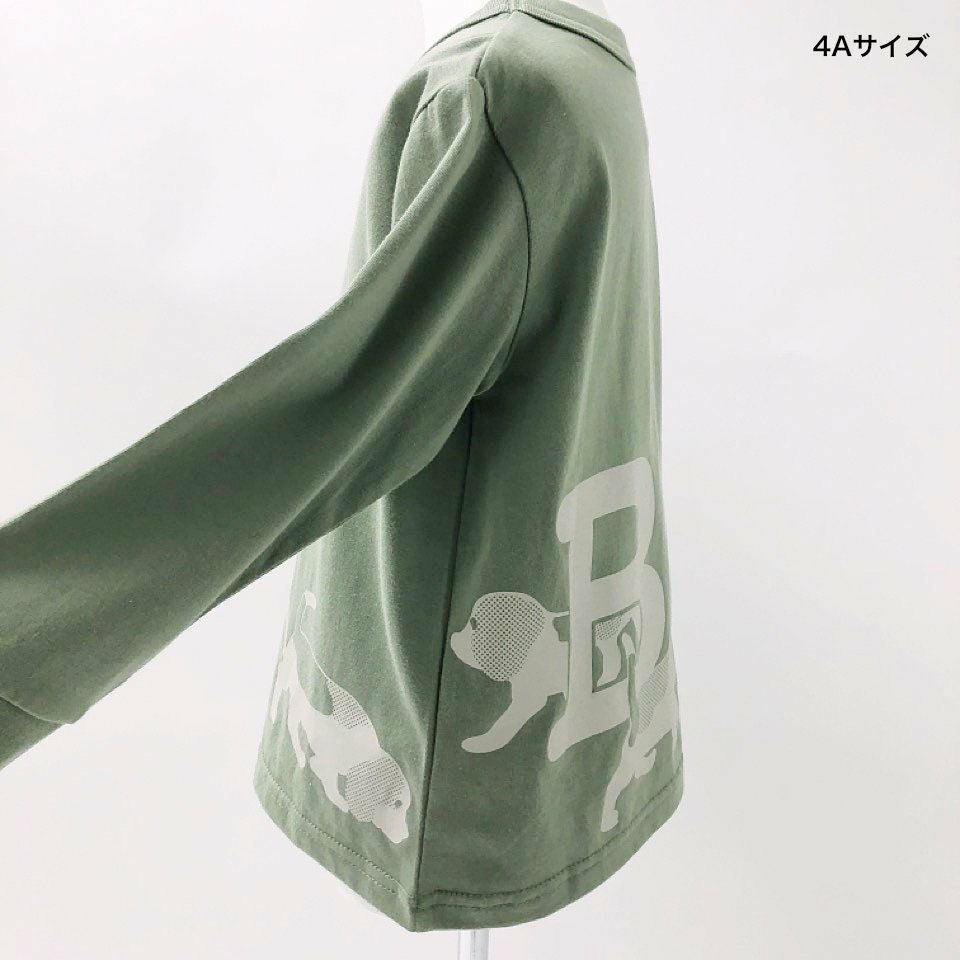 返品・交換不可商品]長袖Tシャツ（袖口リブ）「BEAGLEGLE」（ビー