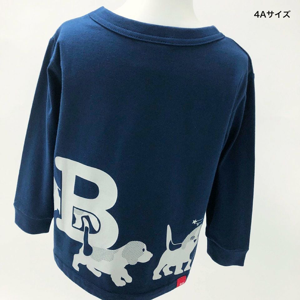 返品・交換不可商品]長袖Tシャツ（袖口リブ）「BEAGLEGLE」（ビー