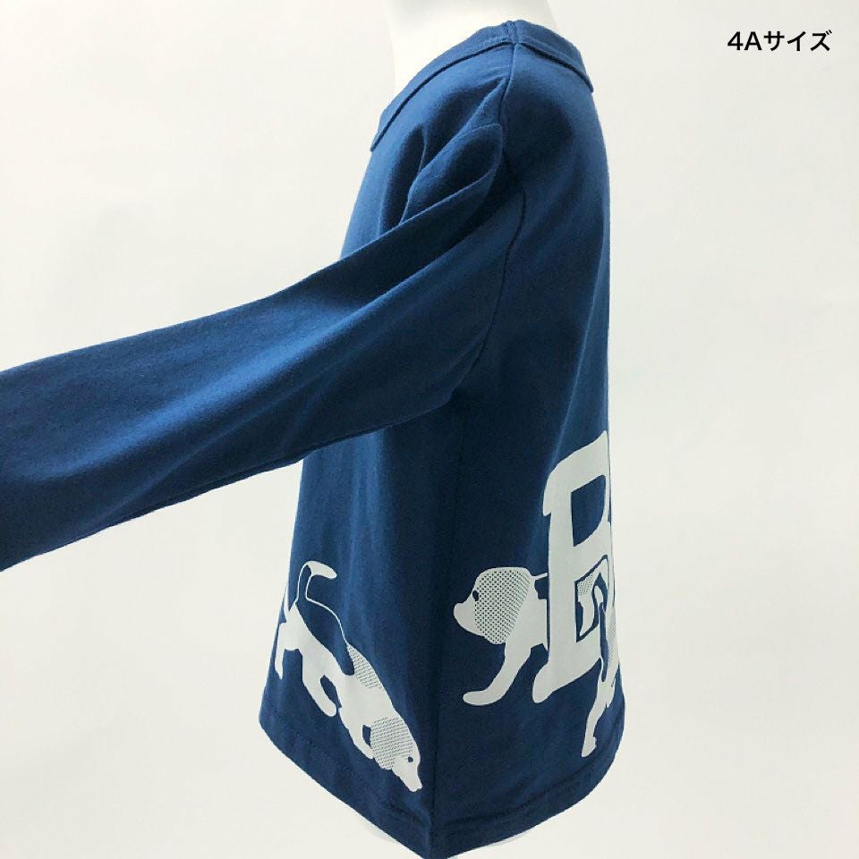 返品・交換不可商品]長袖Tシャツ（袖口リブ）「BEAGLEGLE」（ビー